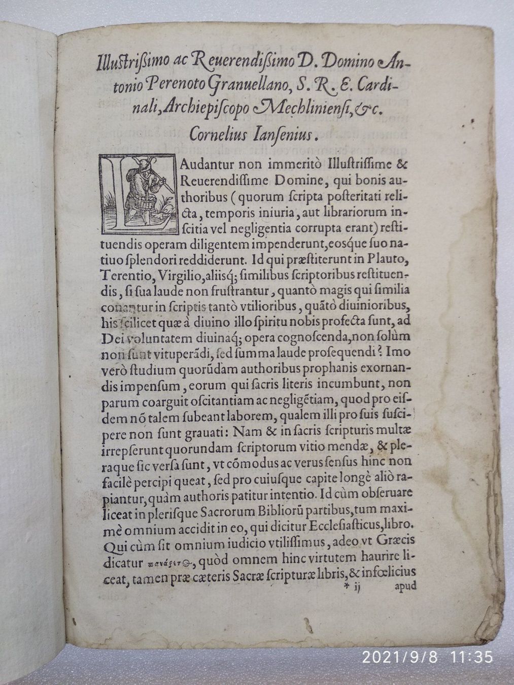 Libri: JANSENIUS - COMMENTARII - 1569 – Usato da Goldach venduto da Gaip 3