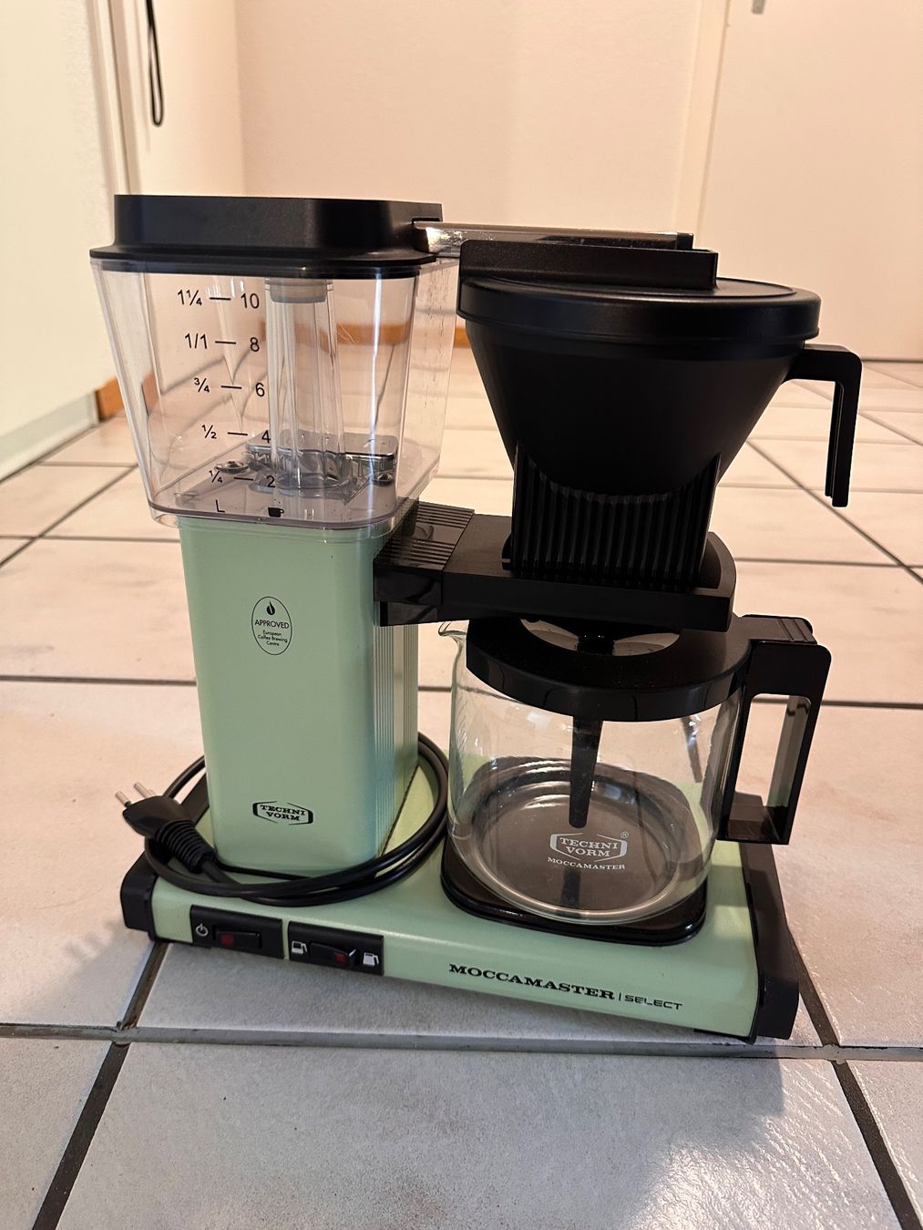 Moccamaster Macchine per caffè & Macchine per espresso: Technivorm Moccamaster Select türkis guter Zustand – Usato da Bern venduto da sim_8f77