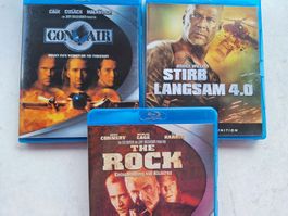 3 STK BLU- RAY DISC - ACTION- KRACHER .
