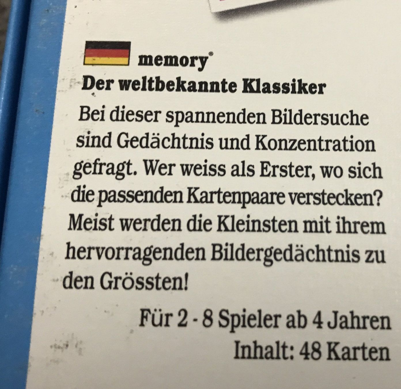 Migros Giochi: Memory Spiel von MIGROS – Usato da Guntershausen venduto da Gloominati 2