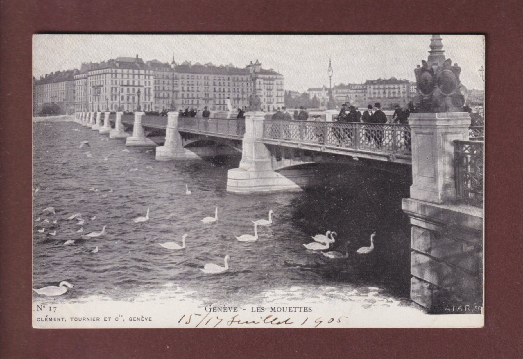 Cartoline postali: GENEVE - Les Mouettes – Usato da Pully venduto da nicecards