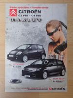 Citroen C2 VTS C4 VTS Oakley - Schweizer Prospekt - P1556