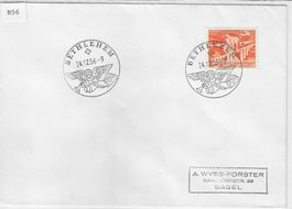 1956 Bethlehem 24.12.56 Sonderstempel