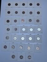 Lot 33 pièces canadienne 1ct et 5ct