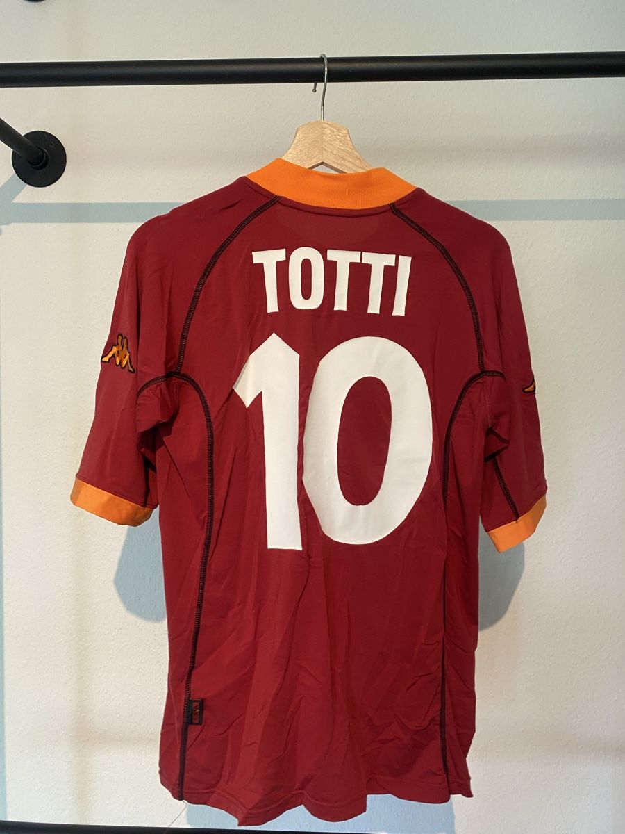Kappa Canottiere & Pantaloni: AS Rom Heimtrikot Totti – Usato da Basel venduto da celinefille 1