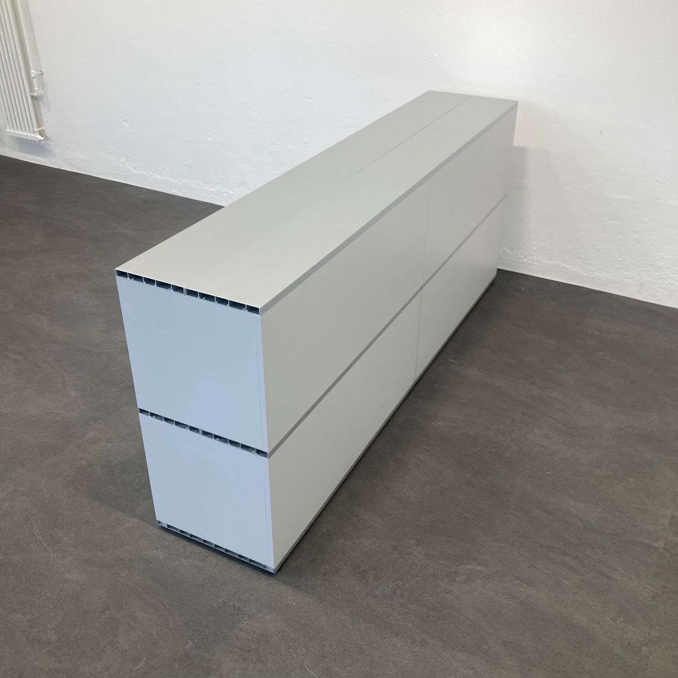 Scaffali: Denz D3 Sideboard 2-OH Hellgrau - 2000mm - ohne Schloss – Usato da Schönenwerd venduto da mcofficeshop 7