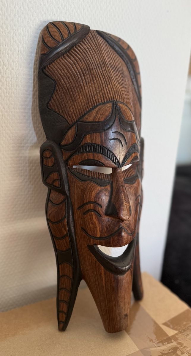 Internationale Kunst: Masque africain en bois sculpté – Neu (gemäss Beschreibung) aus Gland von bc998 1