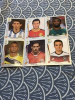 Panini stickers World Cup 2014 set 6 stickers used