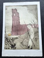 Pit Morell  Radierung "Nun ade" 10/200