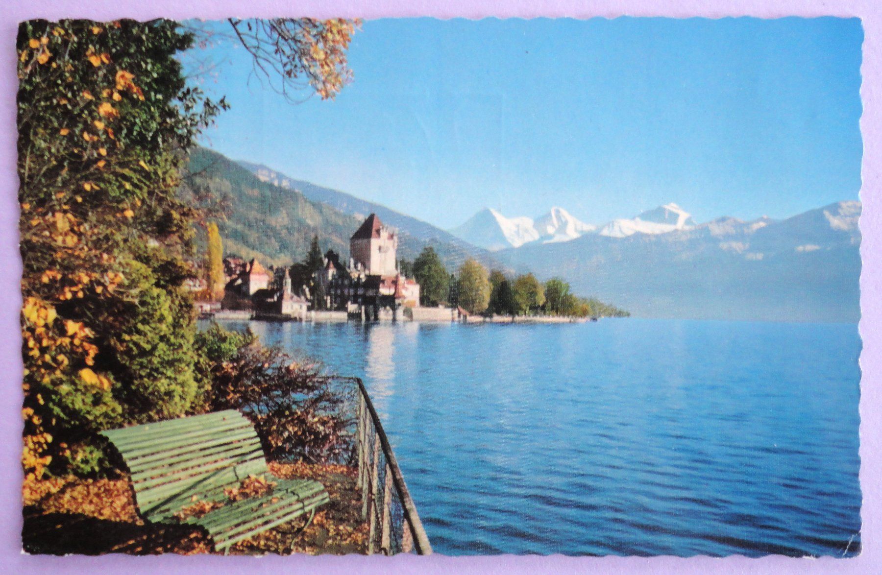 Cartoline postali: Oberhofen am Thunersee – Difettoso da Fétigny venduto da Billy2miny