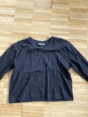 Schwarzes ZARA Langarmshirt Gr. M