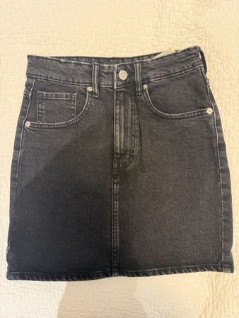 Zara xs skirt black denim