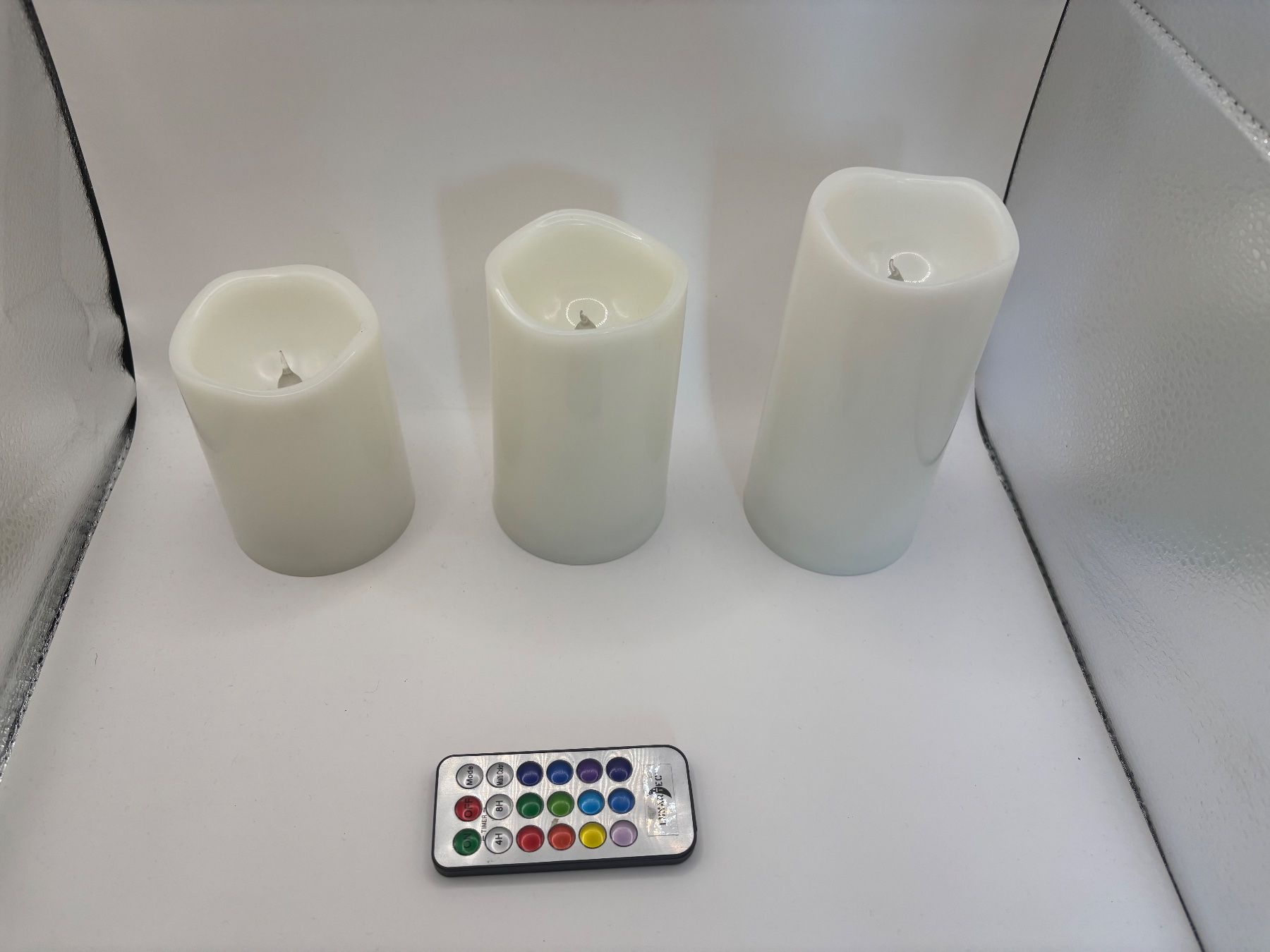 Candele: Lot de 3 bougies LED, télécommande incluse – Usato da Lausanne venduto da So5152