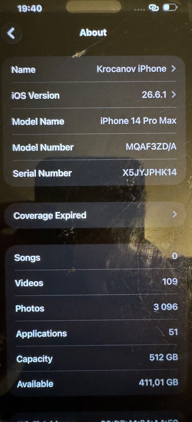 Apple Telefoni cellulari / Smartphones: iPhone 14 Pro Max 512GB Space Black + 2 Cases – Usato da Adliswil venduto da krocan700 1