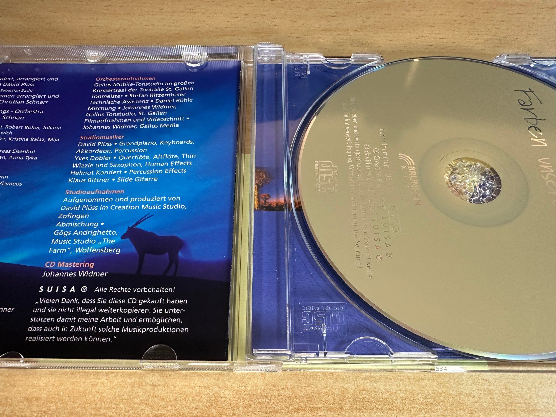 CD: A4 David Plüss - Farben unserer Erde – Usato da Rikon im Tösstal venduto da Alpenmutz 2