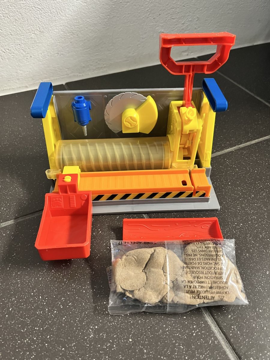 Giocattoli: Rubble & Crew Bauset, Kran, Bagger, Kinetischer Sand, Top! – Usato da Brienz BE venduto da wederno01 1