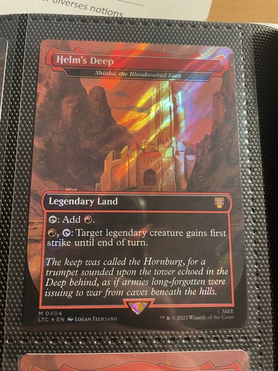 Helm's Deep - Surge Foil - Mythic - MTG Lotr | Kaufen auf Ricardo