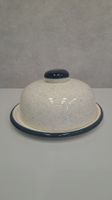 DDR Vintage Butterdose Keramik VEB Torgau Steingut