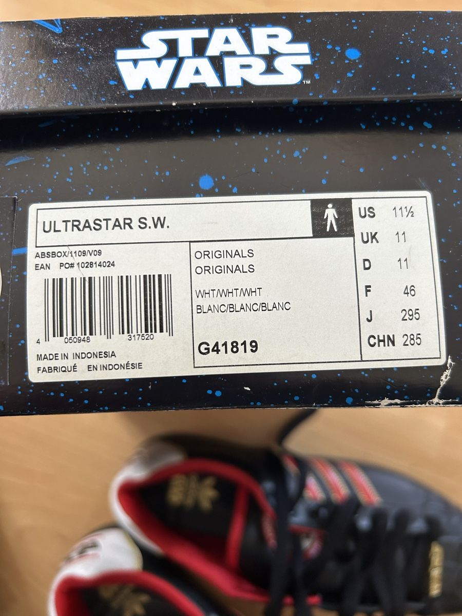 Adidas Scarpe da uomo: Adidas Star Wars 46 – Nuovo e nell'imballaggio originale da Zinal venduto da djpooyen 5