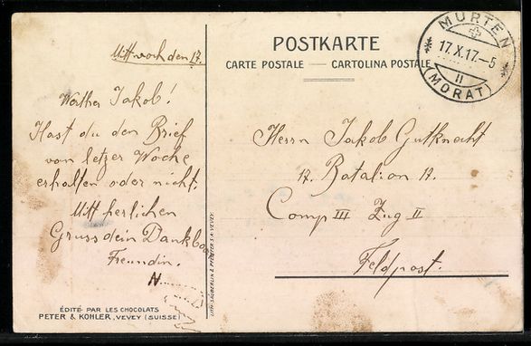Cartoline postali: AK Chillon, Blick zum Chateau – Usato da Berlin venduto da bartko-reher 1