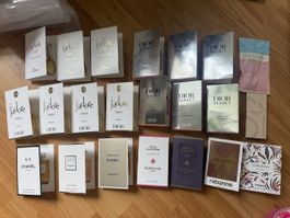 Perfumes vials 22 pieces