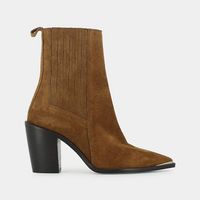 Bottines Jonak Paris daim marron  T.36  comme neuves