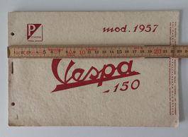 Handbuch Vespa 150 mod. 1957 Piaggio Scooter