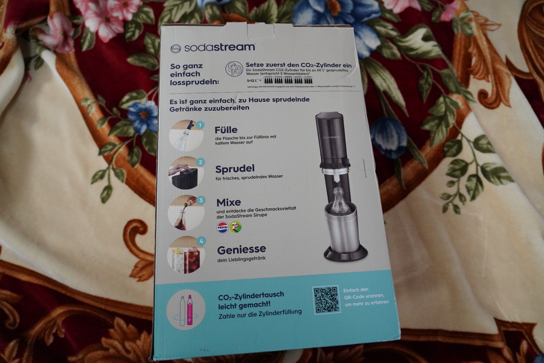 Elettrodomestici da cucina: SodaStream Crystal CQC mit Leonardo 4Gläser – Nuovo e nell'imballaggio originale da Kollbrunn venduto da ktngttaa 5