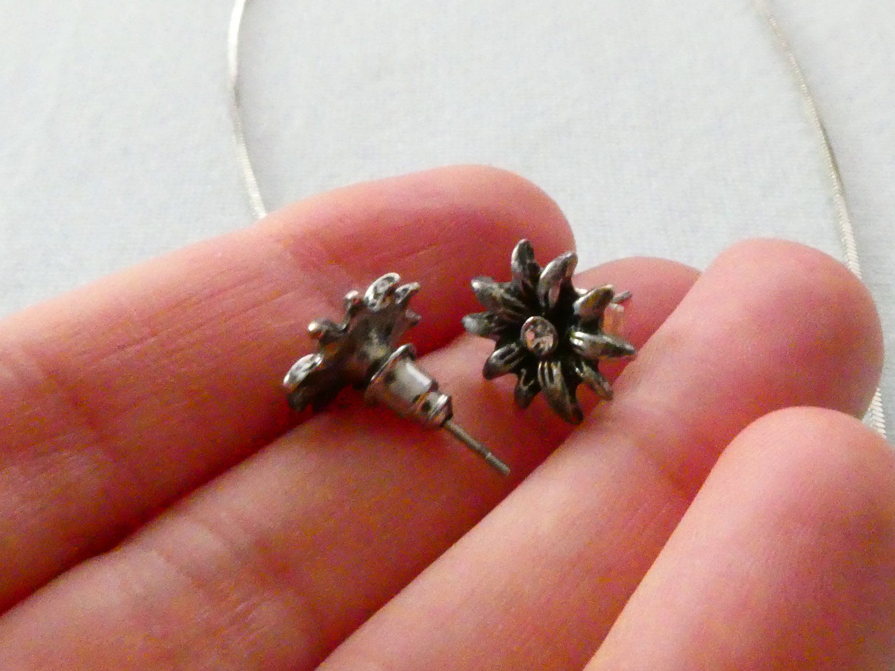 Catenine: Edelweiss Kette und Ohrstecker – Usato da Zürich venduto da Jo-Ma 2