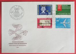 BW21) 1960 FDC Werbe und Gedenkmarken ohne Adresse