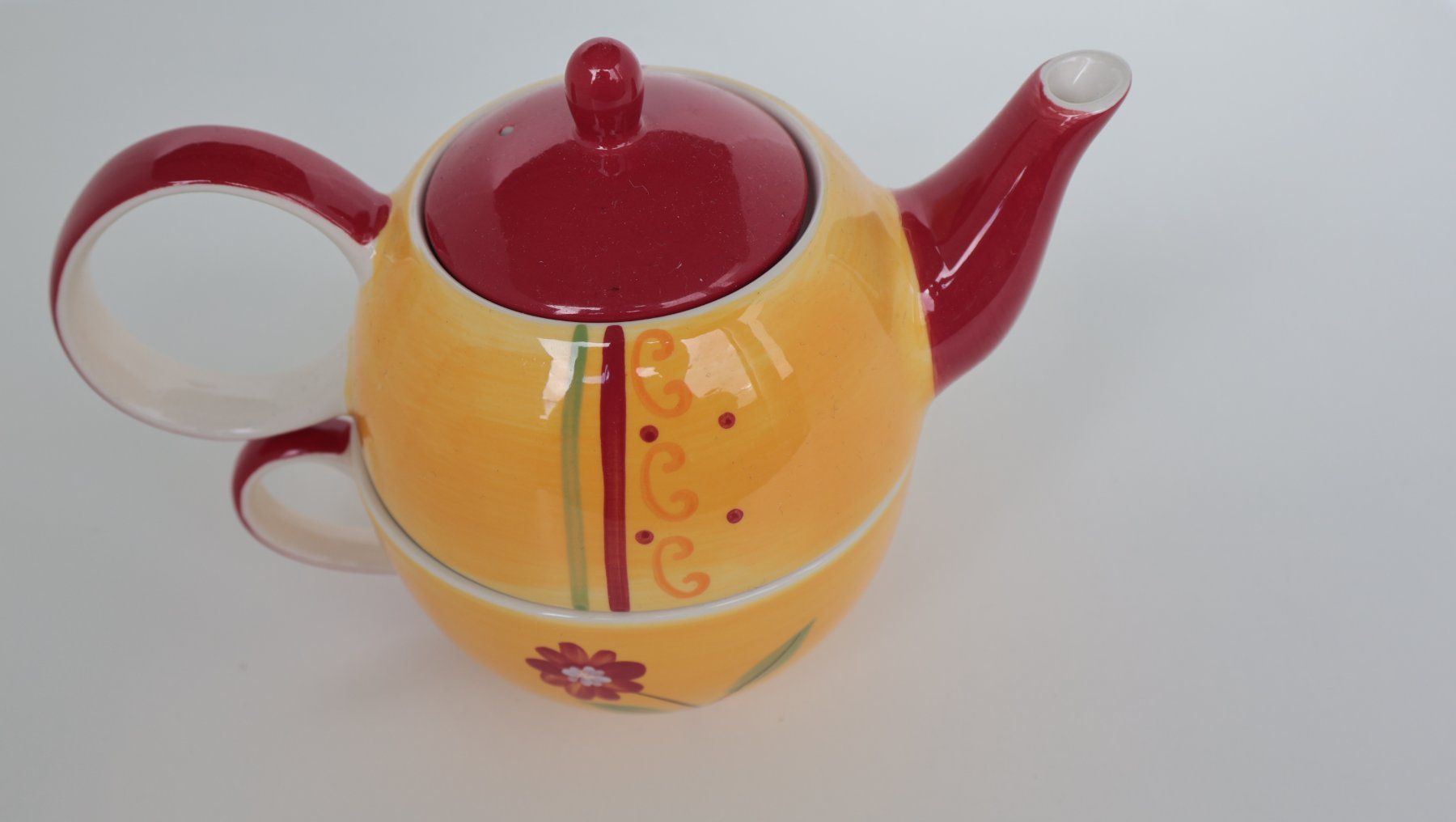 Teiere: Süsser Tee Krug mit Tasse – Nuovo (secondo la descrizione) da Willisau venduto da flabastian 1