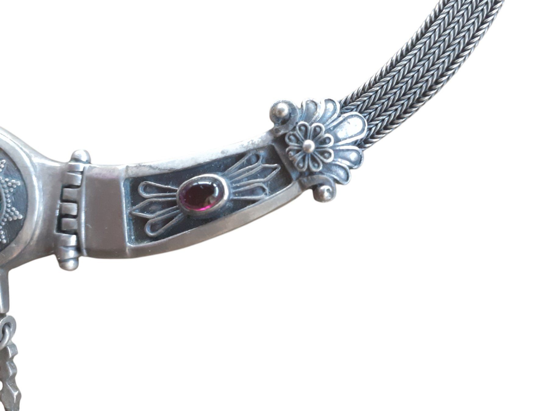 Ketten: Kette Jugendstil Silber Rubine – Gebraucht aus Mörschwil von antiksalon21 5