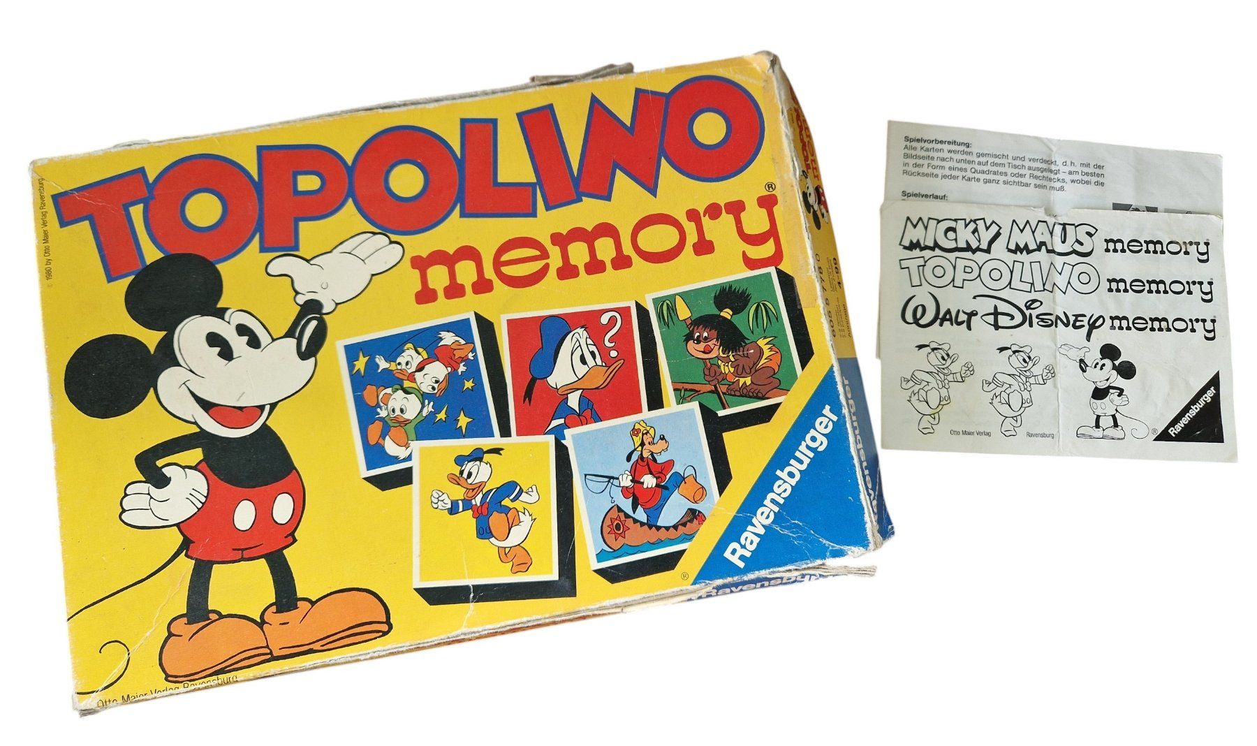 Disney Giochi: Memory Micky Maus Topolino Disney 1980 – Usato da Mörschwil venduto da lindaswunderkiste 3