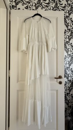 BCBGMaxazria White Long Dress