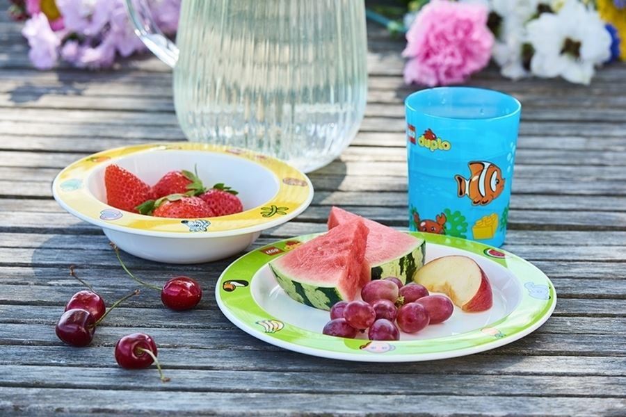 Set di piatti: LEGO® Kindergeschirr 2x Teller, 1 Becher – Nuovo e nell'imballaggio originale da Wettingen venduto da kochshop 6