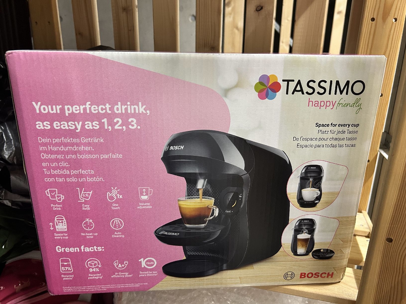 Bosch Macchine per caffè & Macchine per espresso: Bosch Tassimo TAS102ECH Coffee Machine New In Box – Nuovo e nell'imballaggio originale da Basel venduto da rat_7r5v 2