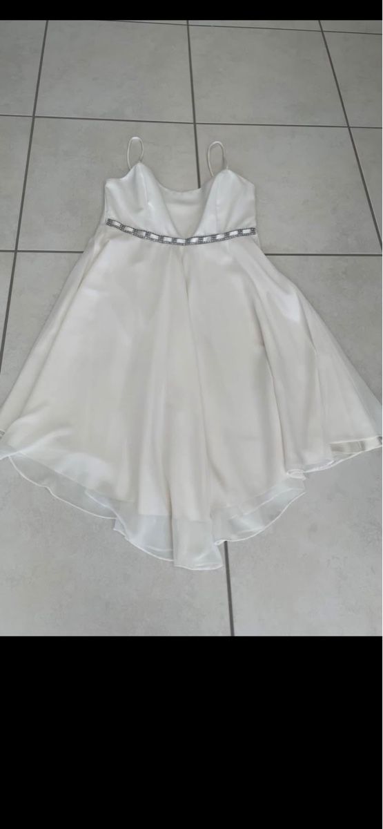 Vestiti: Festkleid weiss mit Verzierungenz. Gr. L – Nuovo (secondo la descrizione) da Dübendorf venduto da jlu_r7hz 1