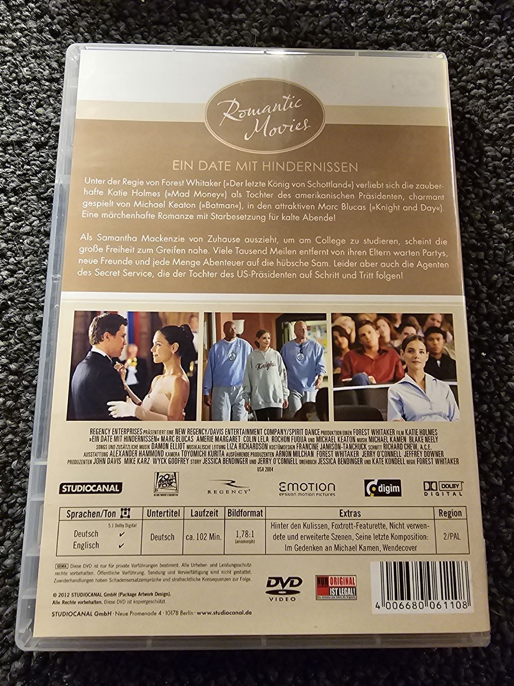 Tutti i DVDs: DVD - Ein Date mit Hindernissen (17996) – Usato da Ruswil venduto da jan_bxl5 1