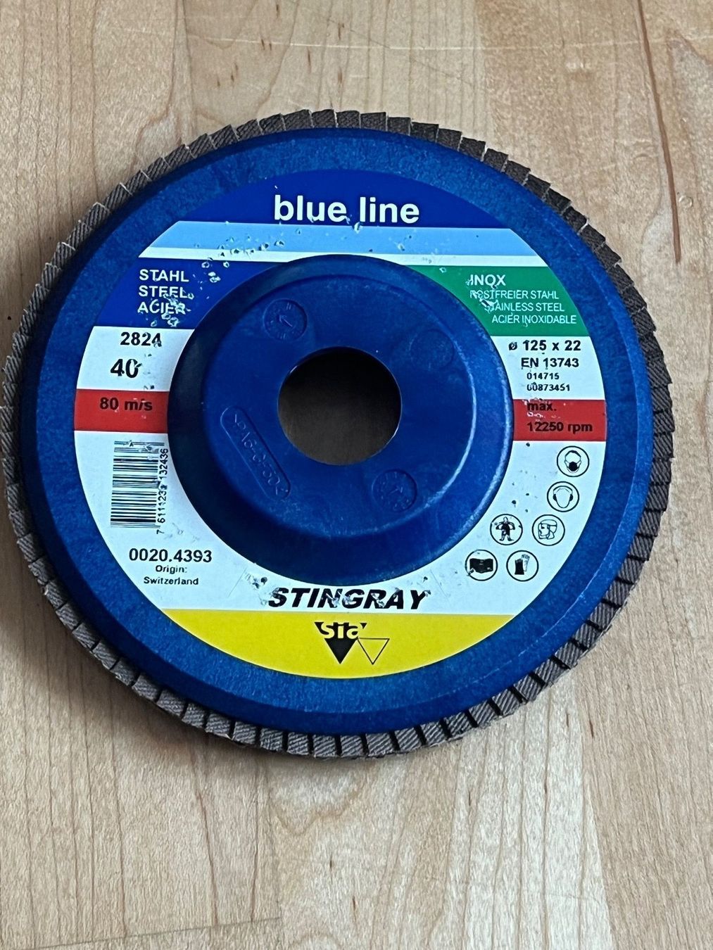 Bosch Tutti gli attrezzi: SIA blue line INOX Fächerscheiben 125mm. PL A2 – Nuovo (secondo la descrizione) da Heerbrugg venduto da ProBau-Liq 1