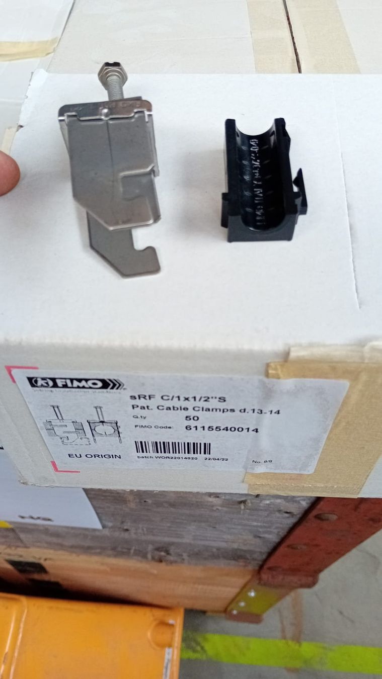 Wandhalterungen: FIMO sRF C/1x1/2 S 50 Stück – Neu (gemäss Beschreibung) aus Sursee von Network_41AG 1