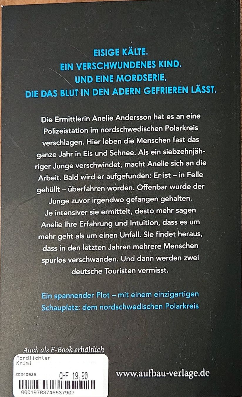 Bücher: Madita Winter - Mordlichter – Gebraucht aus Hinwil von brucha01 1