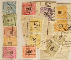 EISENBAHNMARKEN: Briefstücke und Einzelmarken, O