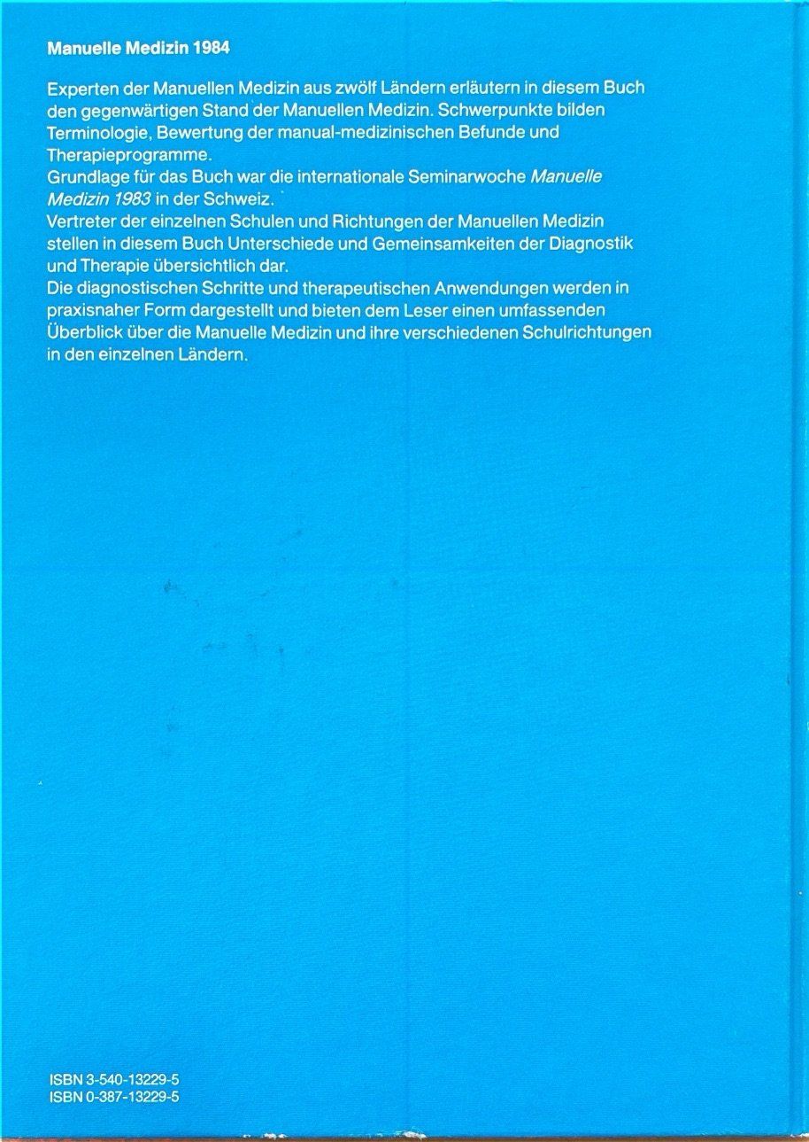 Libri: Dvorak J., Manuelle Medizin 1984 – Usato da Sarnen venduto da Livres 1