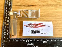 Ruder / gouvernail für rc boat 75mm aluminium neu