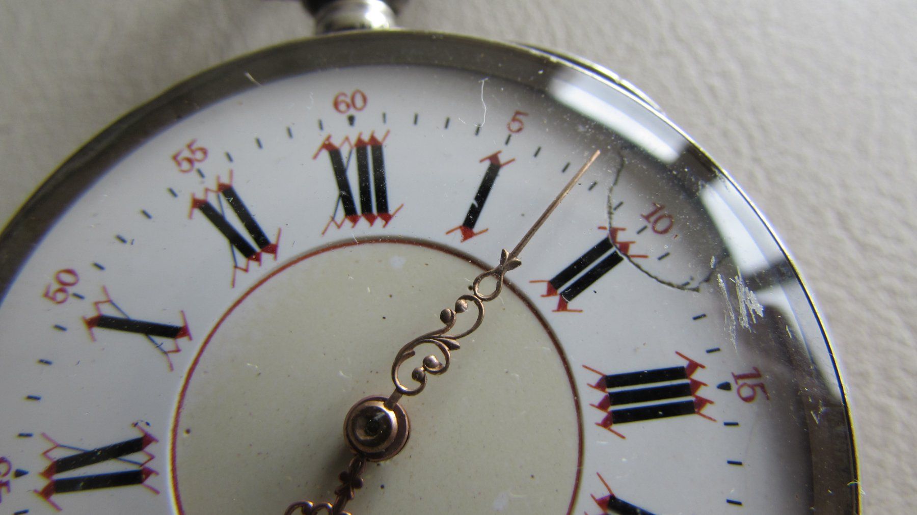 Swiss Orologi: Antike Taschenuhr, Silber, 8 rubiss – Usato da Weesen venduto da Travelersplace 1