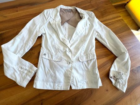 NILE Damen Sakko / Blazer / Jacke Crème Gr. XS Top Zustand