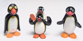 3x Vintage Pingu Sammel Figuren