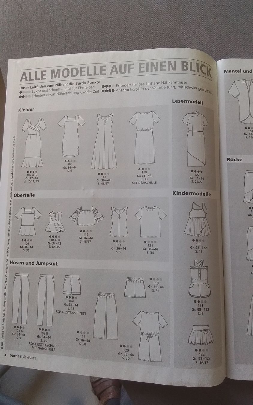 Cartamodelli: Burda Style 6/2021, komplett mit Schnittmusterbogen – Nuovo (secondo la descrizione) da Würenlingen venduto da puntala 3
