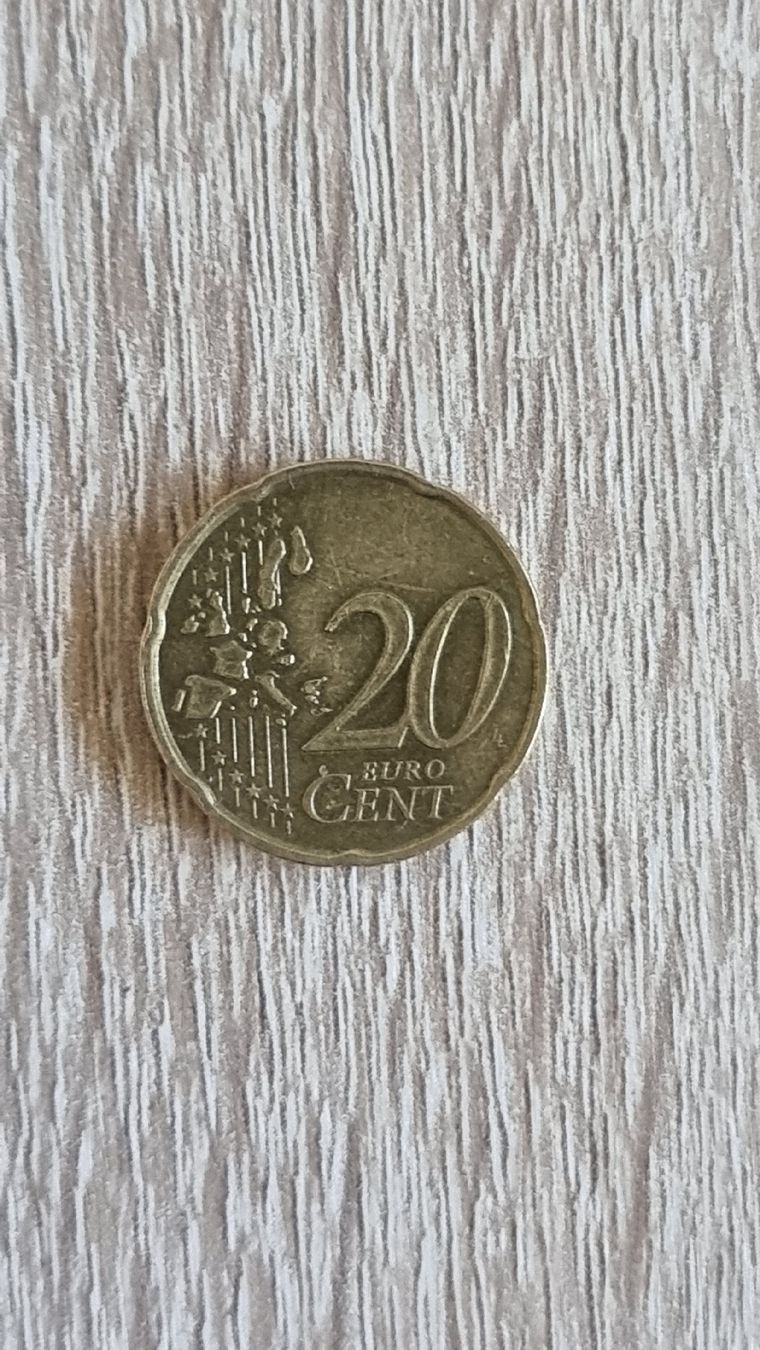 Tutti le monete: 20 Euro Cent Coin 1999 good condition – Usato da Tavannes venduto da Nourwx 1