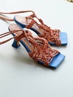 Heels Miista Stephanie orange/blau